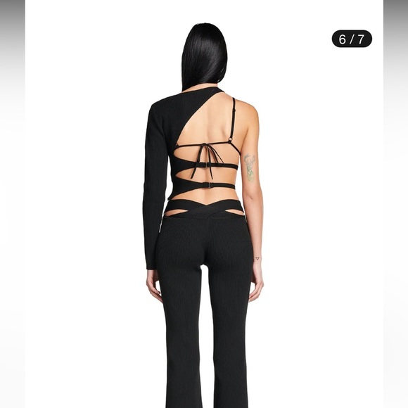 NWOT I.AM.GIA GENIVIEVE TOP - black - Picture 5 of 6